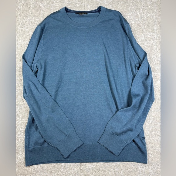 Banana Republic 100% Merino Wool Long Sleeve Crew Neck Sweater Size Large - Picture 1 of 6